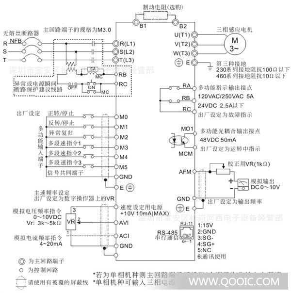 m系列台达变频器,单相通用型vfd007m21a,vfd-m,m系列面板